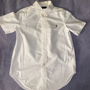 White Shortsleeved Button Down Shirt